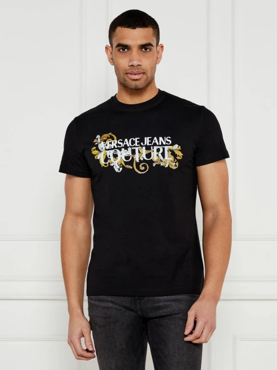 Zdjęcie produktu Versace Jeans Couture T-shirt | Slim Fit czarny