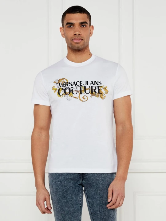 Zdjęcie produktu Versace Jeans Couture T-shirt | Slim Fit biały