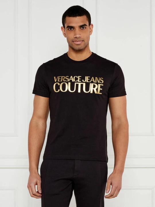 Zdjęcie produktu Versace Jeans Couture T-shirt | Slim Fit czarny