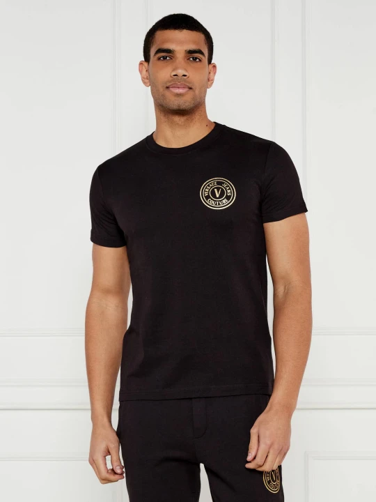 Zdjęcie produktu Versace Jeans Couture T-shirt | Slim Fit czarny
