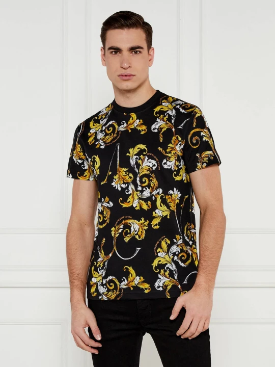 Zdjęcie produktu Versace Jeans Couture T-shirt | Slim Fit czarny