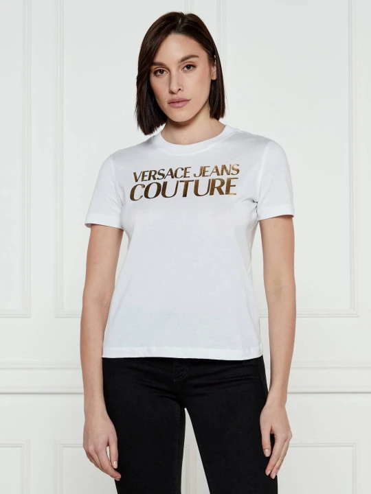 Zdjęcie produktu Versace Jeans Couture T-shirt | Slim Fit biały