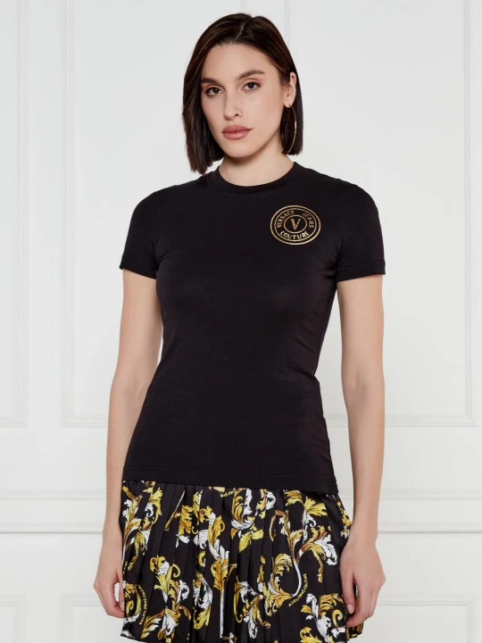 Zdjęcie produktu Versace Jeans Couture T-shirt | Slim Fit czarny