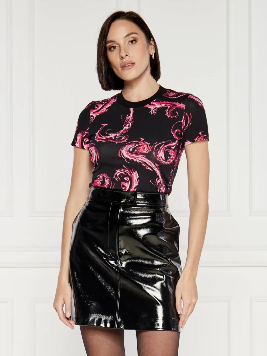 Zdjęcie produktu Versace Jeans Couture T-shirt | Slim Fit czarny