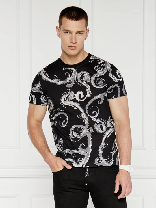 Zdjęcie produktu Versace Jeans Couture T-shirt | Slim Fit czarny