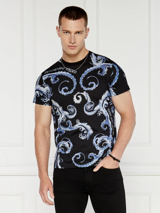 Zdjęcie produktu Versace Jeans Couture T-shirt | Slim Fit czarny