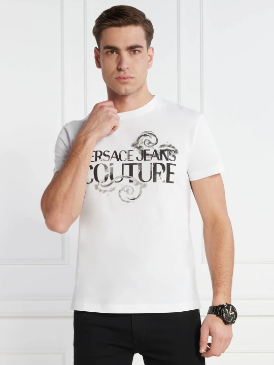 Zdjęcie produktu Versace Jeans Couture T-shirt | Slim Fit biały