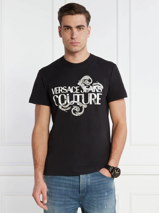 Zdjęcie produktu Versace Jeans Couture T-shirt | Slim Fit czarny