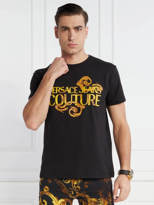 Zdjęcie produktu Versace Jeans Couture T-shirt | Slim Fit czarny