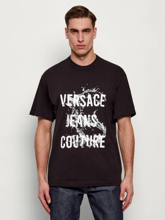 Zdjęcie produktu Versace Jeans Couture T-shirt SPLASH | Regular Fit czarny