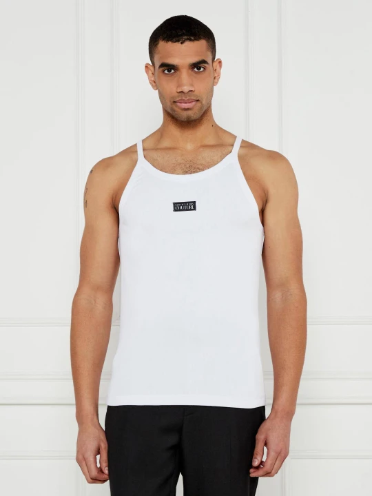 Zdjęcie produktu Versace Jeans Couture Tank top | Slim Fit biały
