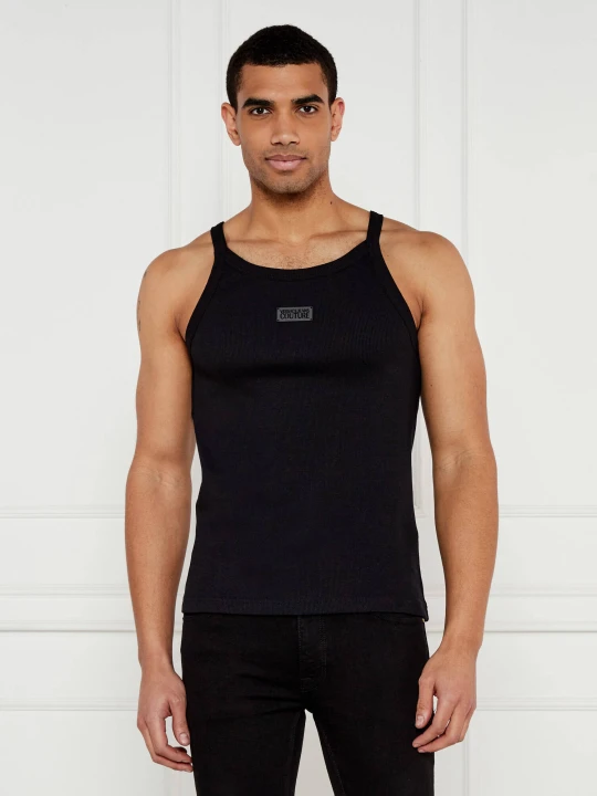 Zdjęcie produktu Versace Jeans Couture Tank top | Slim Fit czarny