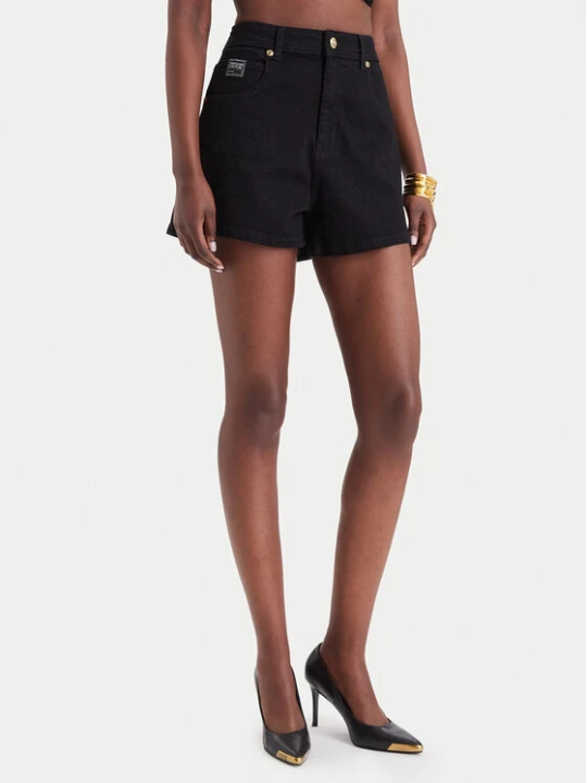 Zdjęcie produktu Versace Jeans Spodnie dresowe 80HAD514 Czarny Regular Fit