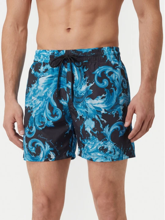 Zdjęcie produktu Versace Jeans Szorty sportowe 80GAD11D Czarny Regular Fit