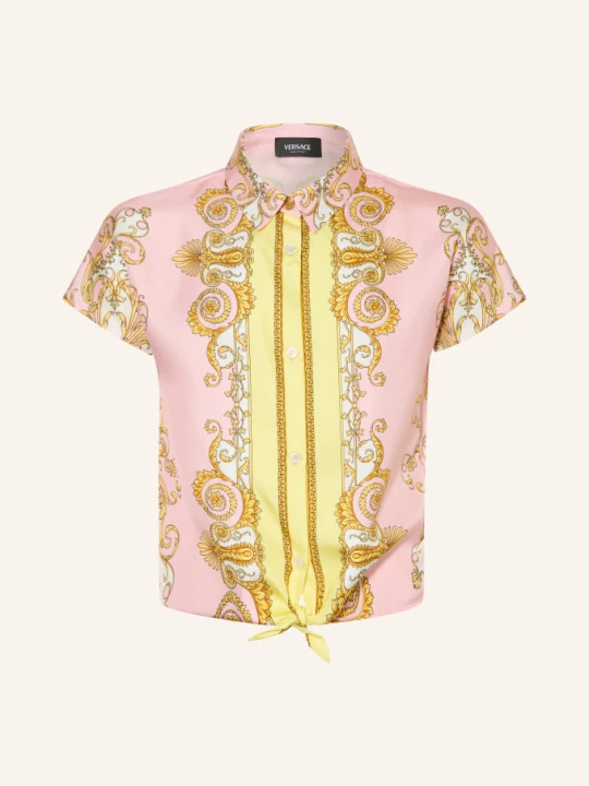Zdjęcie produktu Versace Jedwabna Bluzka rosa