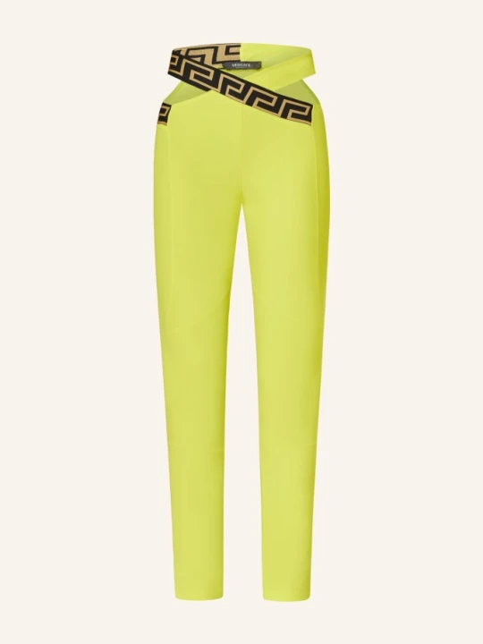 Zdjęcie produktu Versace Legginsy Z Wycięciem gelb żółty