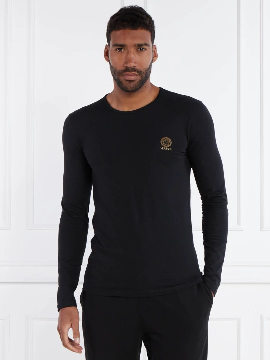 Zdjęcie produktu Versace Longsleeve 2-pack | Regular Fit | stretch czarny