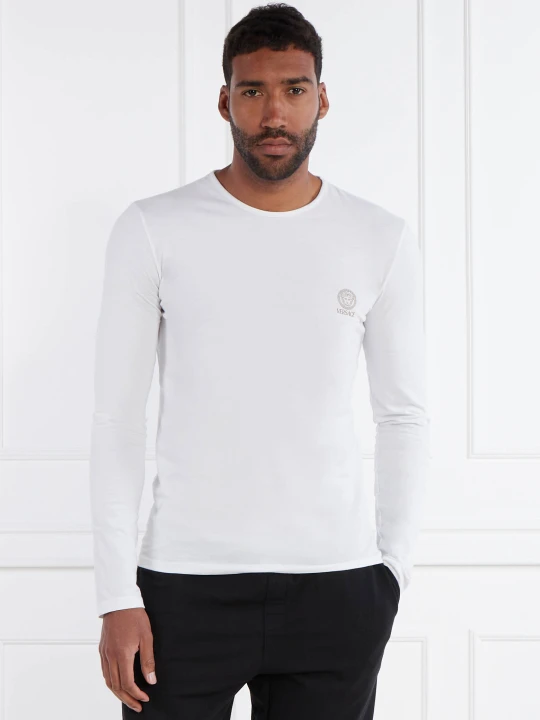 Zdjęcie produktu Versace Longsleeve 2-pack | Regular Fit | stretch biały
