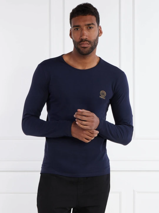 Zdjęcie produktu Versace Longsleeve | Regular Fit granatowy