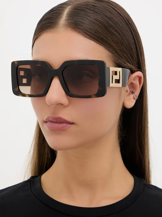 Zdjęcie produktu Versace okulary przeciwsłoneczne damskie brązowy