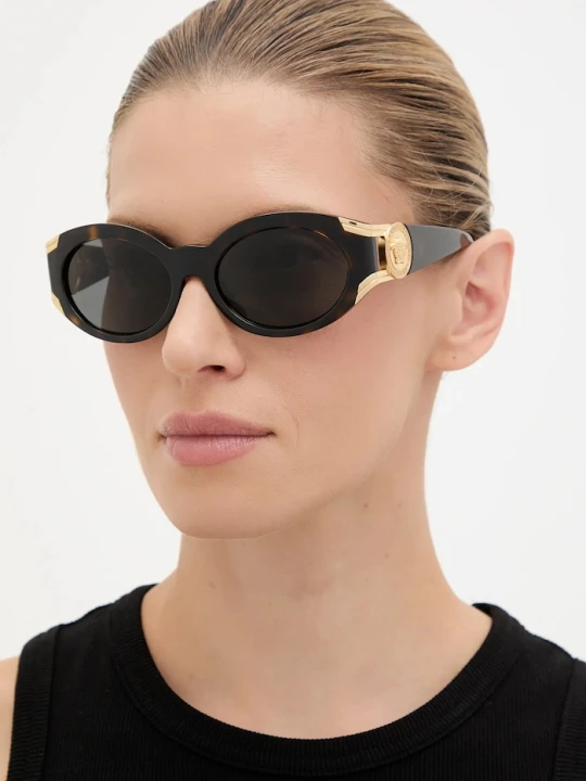 Zdjęcie produktu Versace okulary przeciwsłoneczne brązowy