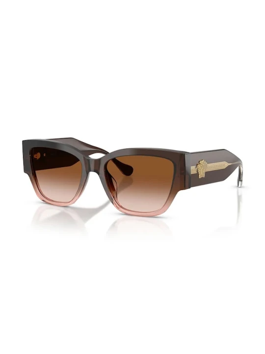 Zdjęcie produktu Versace okulary przeciwsłoneczne kocie oczy damskie brązowy