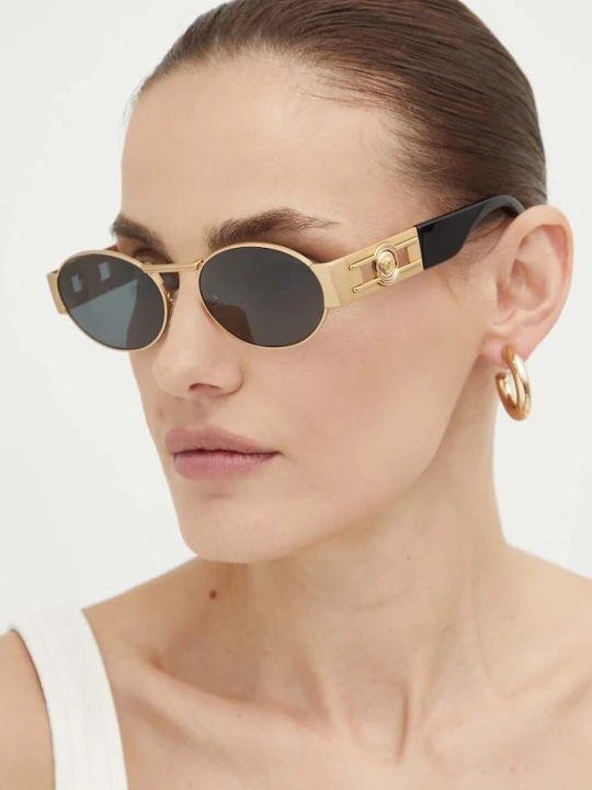 Zdjęcie produktu Versace okulary przeciwsłoneczne złoty