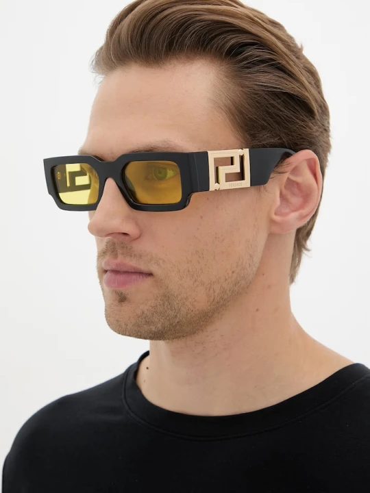 Zdjęcie produktu Versace okulary przeciwsłoneczne męskie czarny