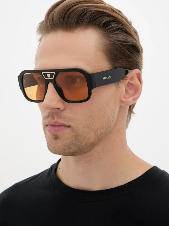Zdjęcie produktu Versace okulary przeciwsłoneczne męskie czarny