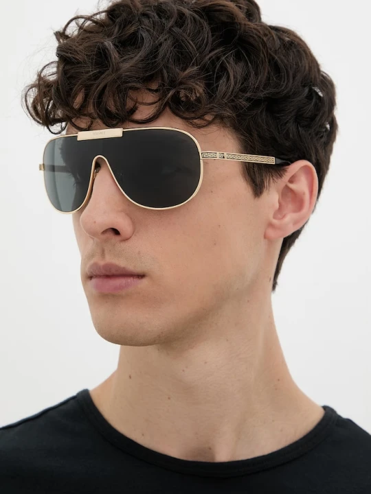 Zdjęcie produktu Versace okulary przeciwsłoneczne męskie złoty