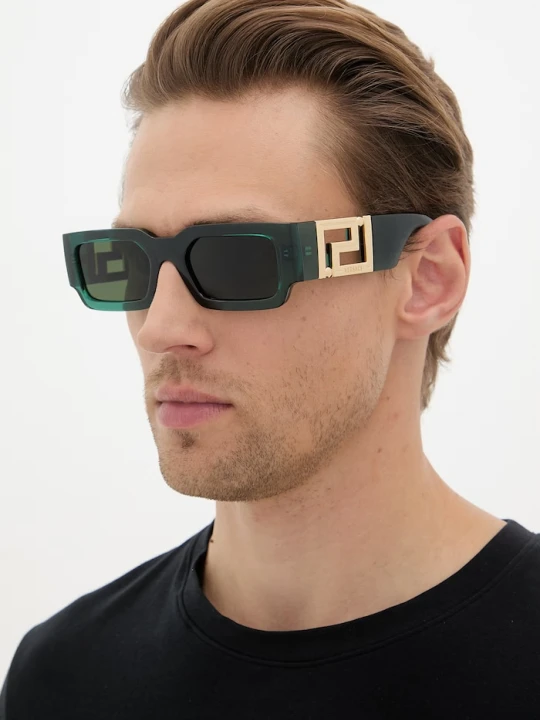 Zdjęcie produktu Versace okulary przeciwsłoneczne męskie zielony