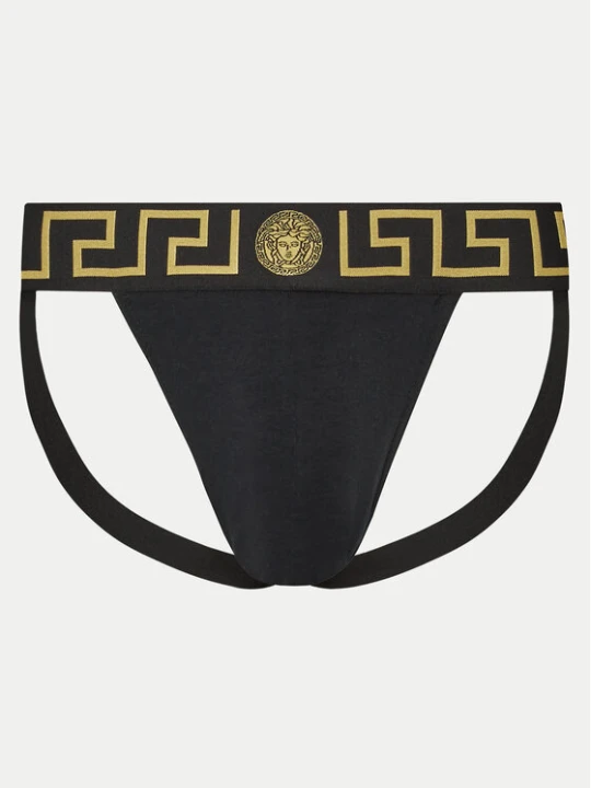 Zdjęcie produktu Versace Slipy Jock Strap AUU01017 1A10011 Czarny