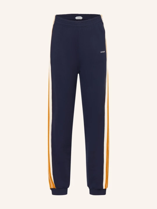 Zdjęcie produktu Versace Spodnie Dresowe Z Paskami Z Galonu blau beżowy