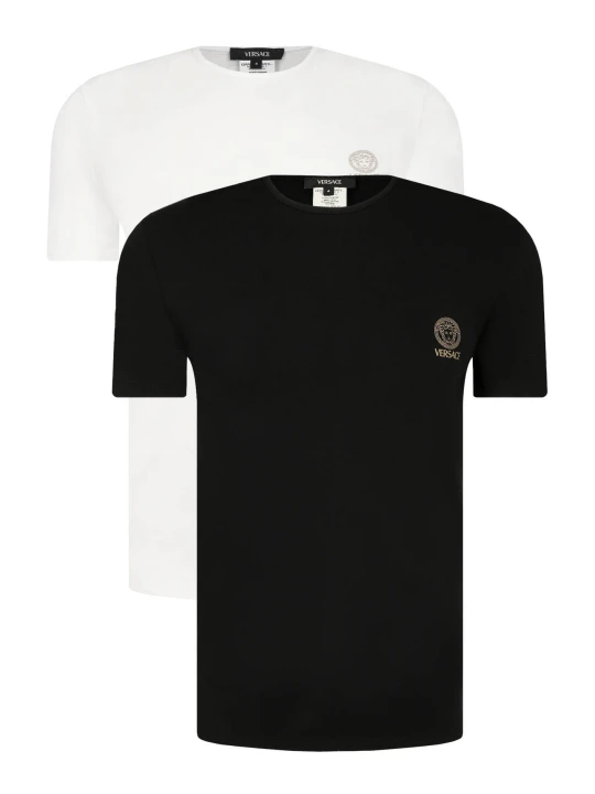 Zdjęcie produktu Versace T-shirt 2-pack | Slim Fit biały