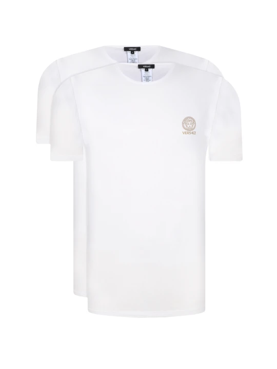 Zdjęcie produktu Versace T-shirt 2-pack | Slim Fit biały