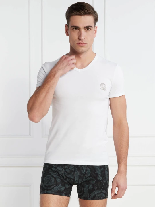 Zdjęcie produktu Versace T-shirt | Regular Fit | stretch biały