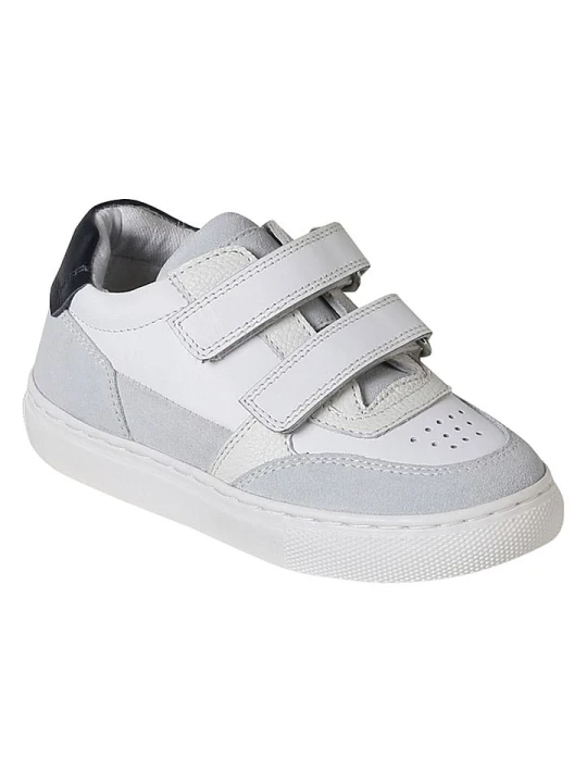 Zdjęcie produktu vertbaudet Skórzane sneakersy rozmiar: 25 biały