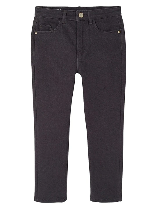Zdjęcie produktu vertbaudet Spodnie - Slim fit - w kolorze czarnym rozmiar: 122