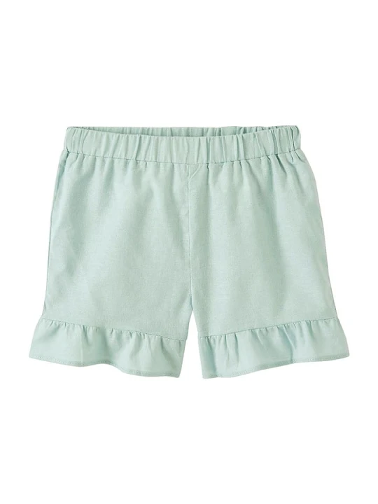 Zdjęcie produktu vertbaudet Szorty "Giverny" w kolorze jasnozielonym rozmiar: 152