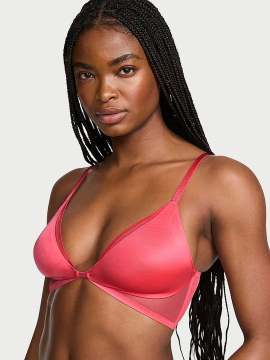 Zdjęcie produktu Very Sexy Biustonosz nieusztywniany braletka Sheer Reveal Victoria's Secret Różowy