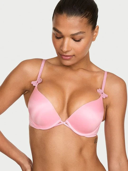 Zdjęcie produktu Very Sexy Biustonosz push-up powiększający o 2 rozmiary Bombshell Shine Bow Victoria's Secret Różowy