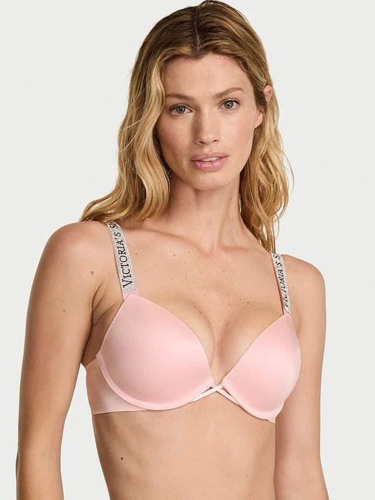 Zdjęcie produktu Very Sexy Biustonosz push-up Shine Strap Victoria's Secret Różowy