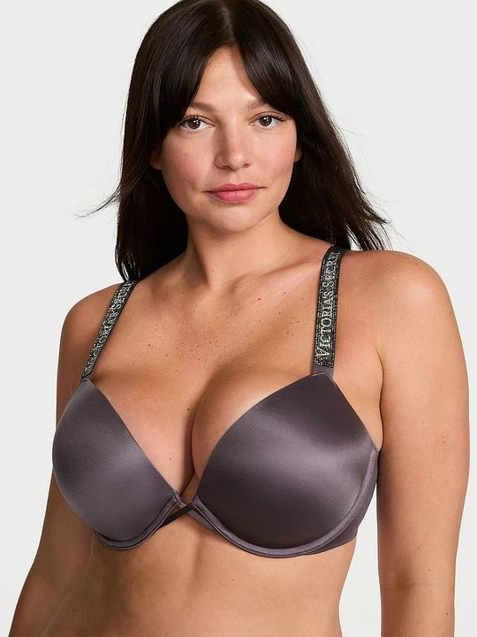 Zdjęcie produktu Very Sexy Biustonosz push-up Shine Strap Victoria's Secret Szary