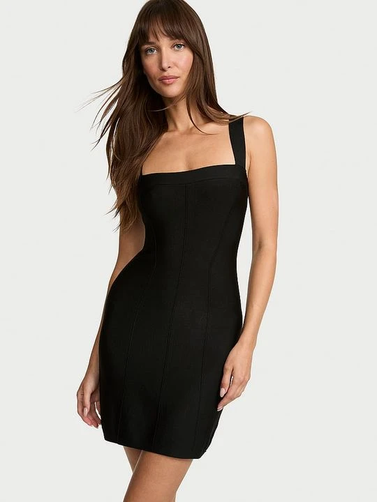 Zdjęcie produktu Very Sexy Sukienka mini mała czarna z wiskozy Victoria's Secret