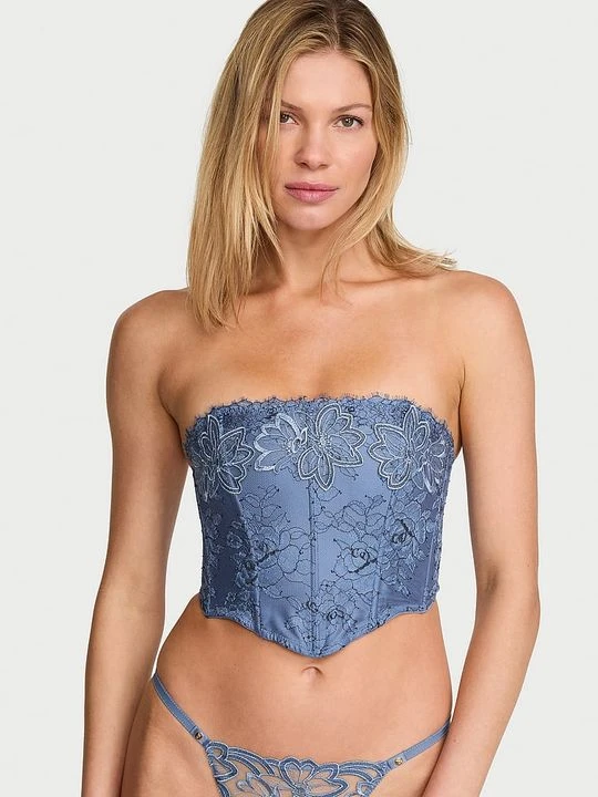 Zdjęcie produktu Very Sexy Top biustonoszowy Denim Victoria's Secret Niebieski