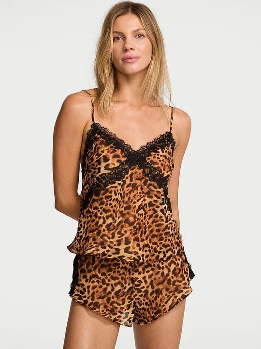 Zdjęcie produktu Very Sexy Zestaw z szyfonu do spania - top i szorty Victoria's Secret