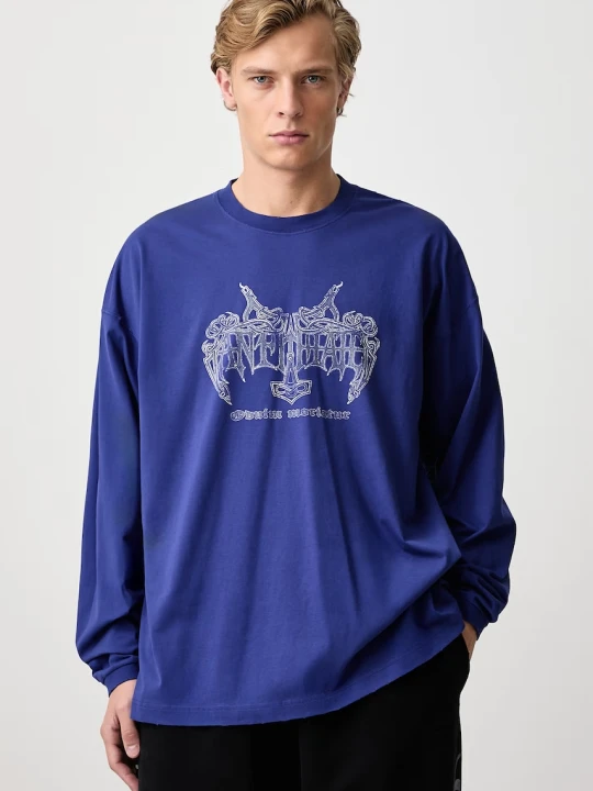 Zdjęcie produktu Vetements Antihate longsleeve męski bawełniany