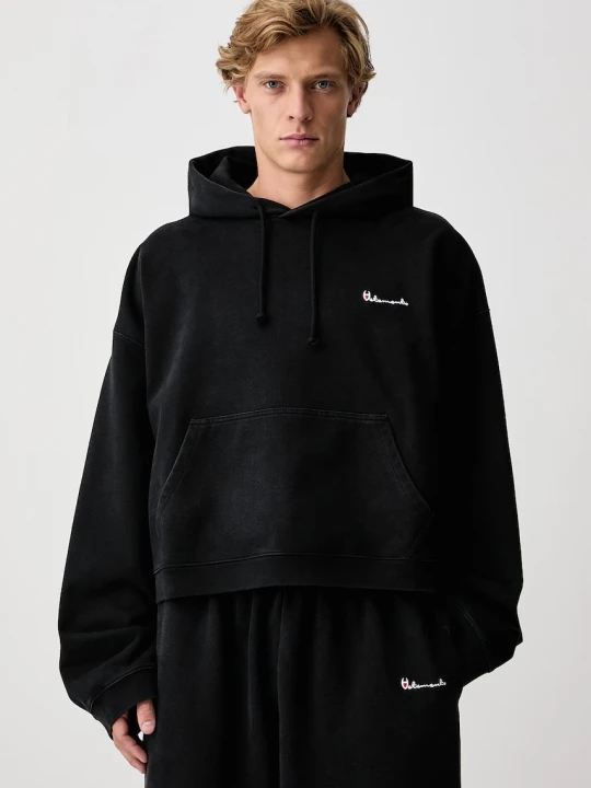 Zdjęcie produktu Vetements Athletic Logo bluza z kapturem bawełniana męska