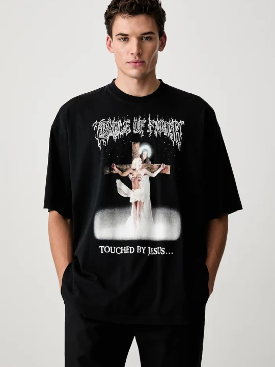 Zdjęcie produktu Vetements CoF Jesus T-shirt bawełniany męski