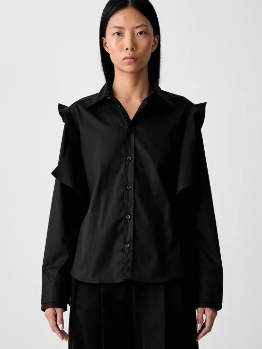 Zdjęcie produktu Vetements Double Sleeve Reconstructed koszula bawełniana damska